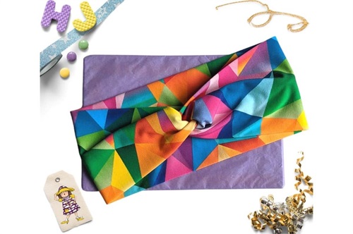 Buy  Faux Twist Headband Acute Rainbow now using this page